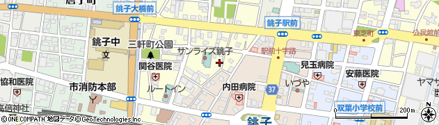千葉県銚子市若宮町9周辺の地図