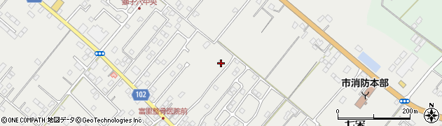 千葉県富里市七栄756-6周辺の地図