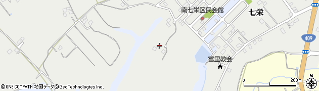 千葉県富里市七栄95周辺の地図