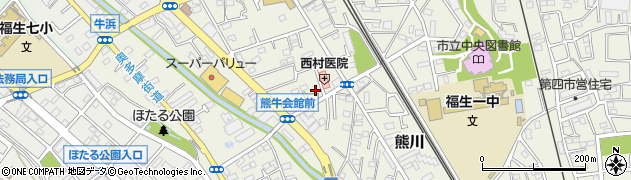 東京都福生市熊川926周辺の地図