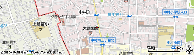 フラワー薬局中村橋店周辺の地図