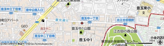 練馬豊玉中郵便局 ＡＴＭ周辺の地図