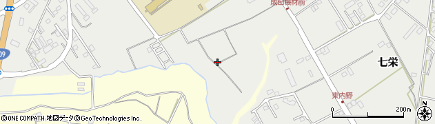 千葉県富里市七栄190周辺の地図