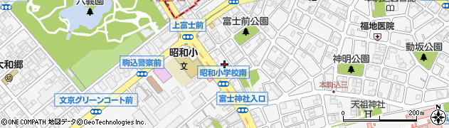 東京都文京区本駒込5丁目2-12周辺の地図