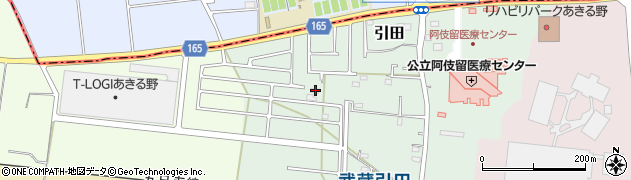 東京都あきる野市引田10周辺の地図