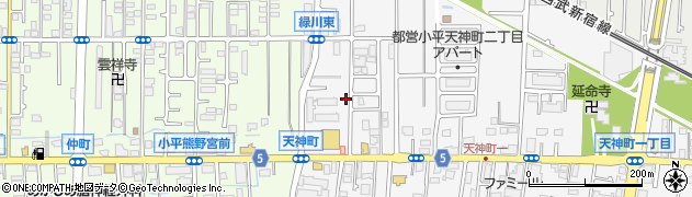 東京都小平市天神町2丁目3周辺の地図