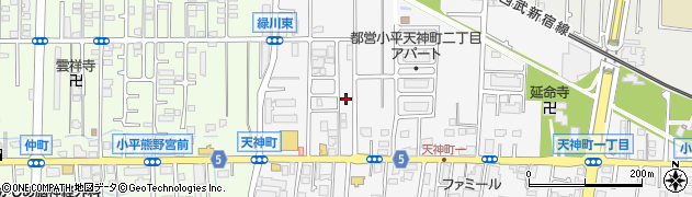 東京都小平市天神町2丁目11周辺の地図