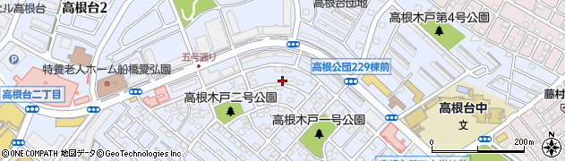 千葉県船橋市高根台4丁目9周辺の地図