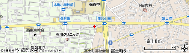 ドミノ・ピザ保谷店周辺の地図