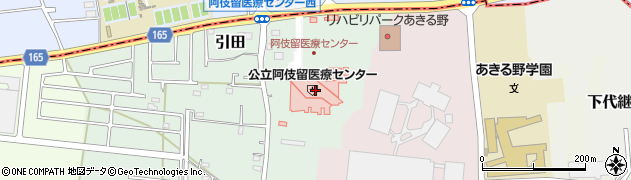 東京都あきる野市引田78周辺の地図