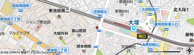 東京都豊島区東池袋2丁目14周辺の地図