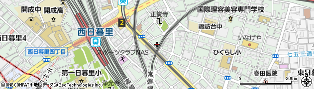 東京都荒川区西日暮里5丁目9周辺の地図