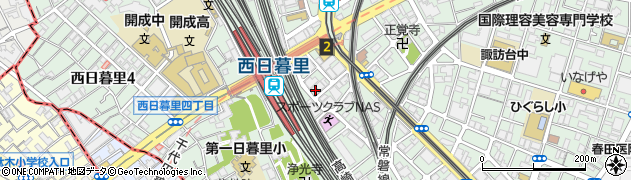 東京都荒川区西日暮里5丁目23-5周辺の地図