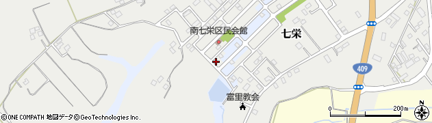 千葉県富里市七栄93-22周辺の地図