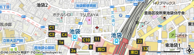 千歳興産株式会社　池袋三菱ビル管理室周辺の地図