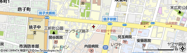 千葉県銚子市若宮町7周辺の地図