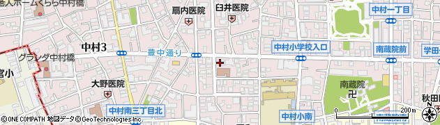 銀のさら　中村橋店周辺の地図