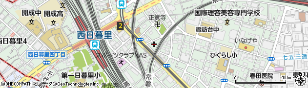 東京都荒川区西日暮里5丁目9-12周辺の地図