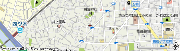 小松川信用金庫東四つ木支店周辺の地図