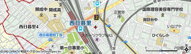 東京都荒川区西日暮里5丁目23-2周辺の地図