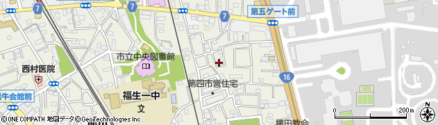 東京都福生市熊川1110周辺の地図