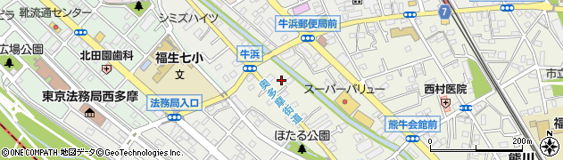 東京都福生市熊川994周辺の地図