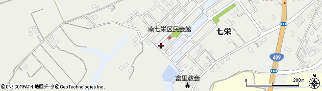 千葉県富里市七栄93-34周辺の地図