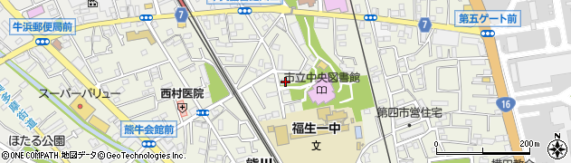 東京都福生市熊川853-7周辺の地図