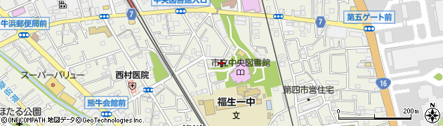 東京都福生市熊川853-20周辺の地図