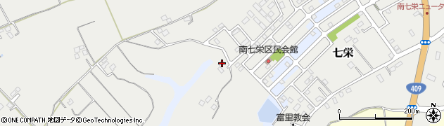 千葉県富里市七栄93周辺の地図