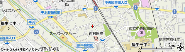 東京都福生市熊川953周辺の地図
