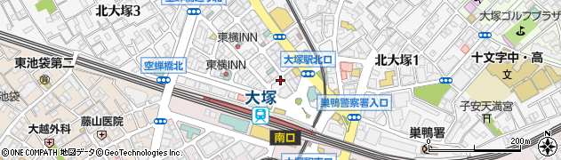 有限会社鳥忠　大塚支店周辺の地図
