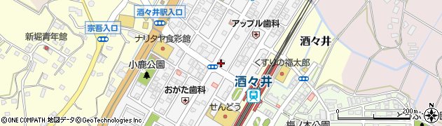 京葉銀行酒々井支店周辺の地図