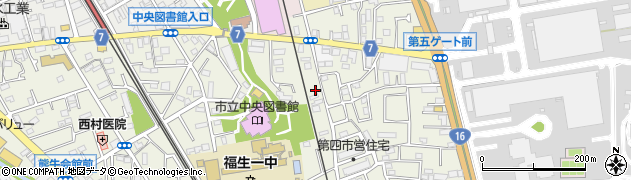 東京都福生市熊川1093-1周辺の地図