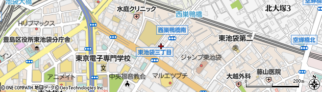 東京都豊島区東池袋2丁目50周辺の地図