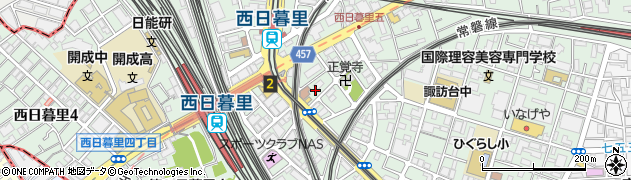 東京都荒川区西日暮里5丁目11周辺の地図