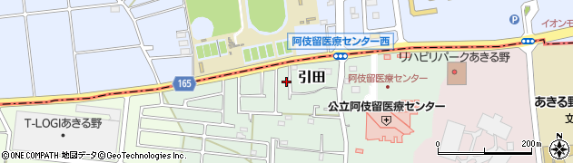 東京都あきる野市引田27周辺の地図