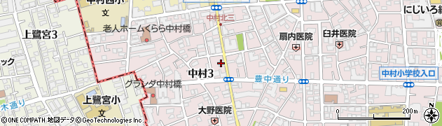 まいばすけっと中村橋駅南店周辺の地図