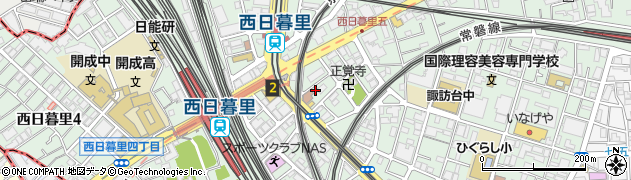 東京都荒川区西日暮里5丁目11-10周辺の地図