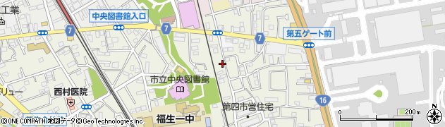東京都福生市熊川1093-8周辺の地図