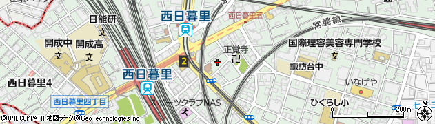 東京都荒川区西日暮里5丁目11-11周辺の地図