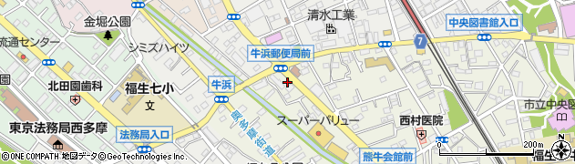 東京都福生市熊川987-13周辺の地図