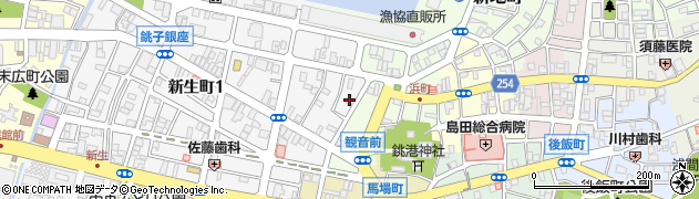 有限会社岡根塗料店周辺の地図