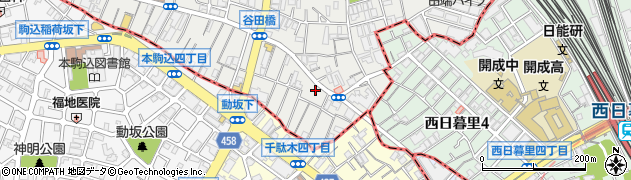 有限会社山北光運堂　東京店周辺の地図