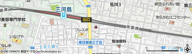 株式会社大滝　三河島駅前店周辺の地図
