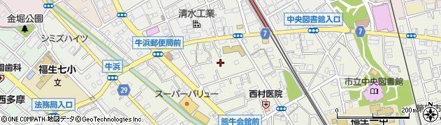 東京都福生市熊川963-14周辺の地図