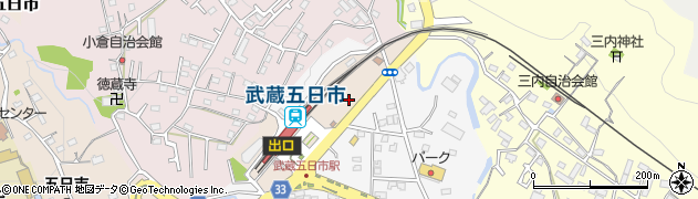 東京都あきる野市舘谷台周辺の地図