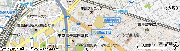 東京都豊島区東池袋2丁目56-14周辺の地図