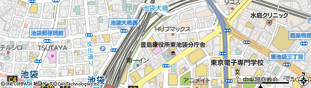 東京都豊島区東池袋1丁目43周辺の地図