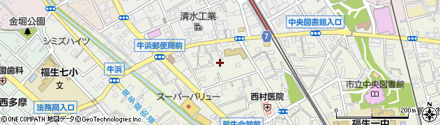 東京都福生市熊川963-15周辺の地図
